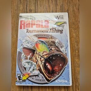 Rapala Tournament Fishing Nintendo Wii Activision Complete Tested Video Games